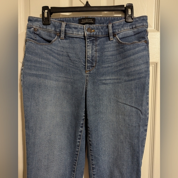 Talbots 8 Flawless Five Pocket slim ankle jeans Blue Classic Cotton - Picture 3 of 6
